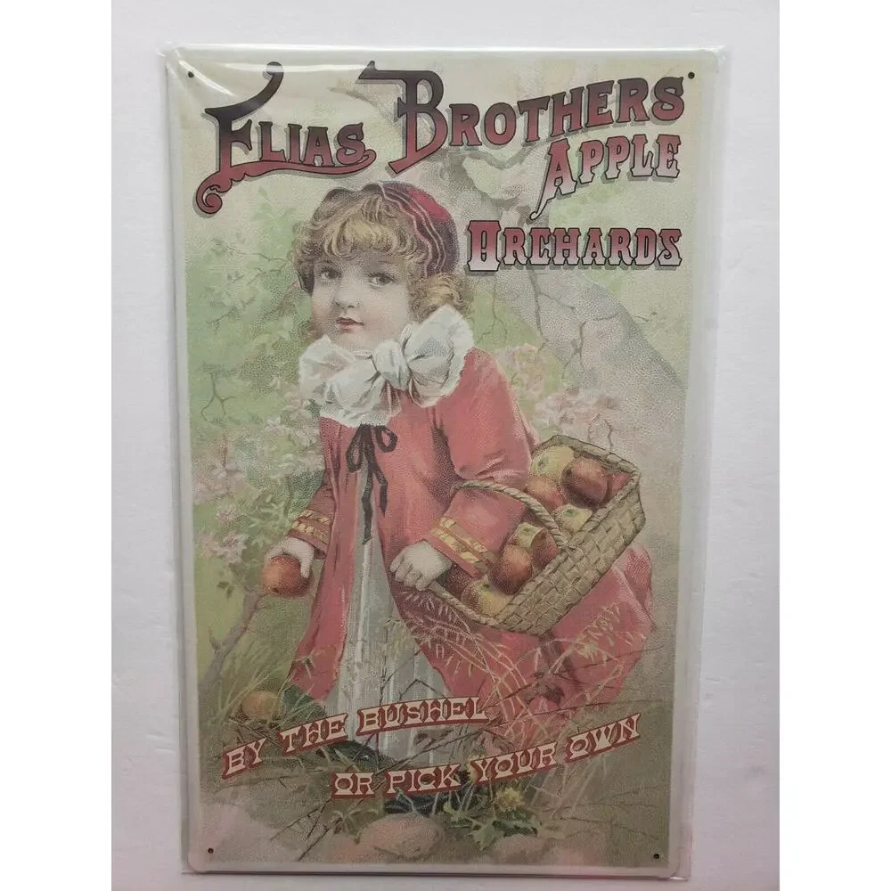 Elias Brothers Apple Orchards 16 x10 Ohio Wholesale Rustic Metal Signs‎ 28644